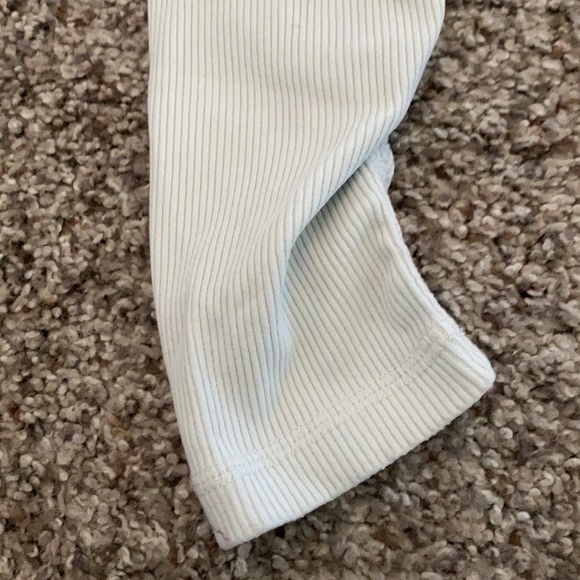 Alo Yoga Goddess Dark Grey and White Leggings - Picture 5 of 7